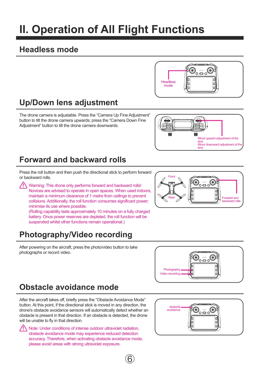Operation manual, page 6