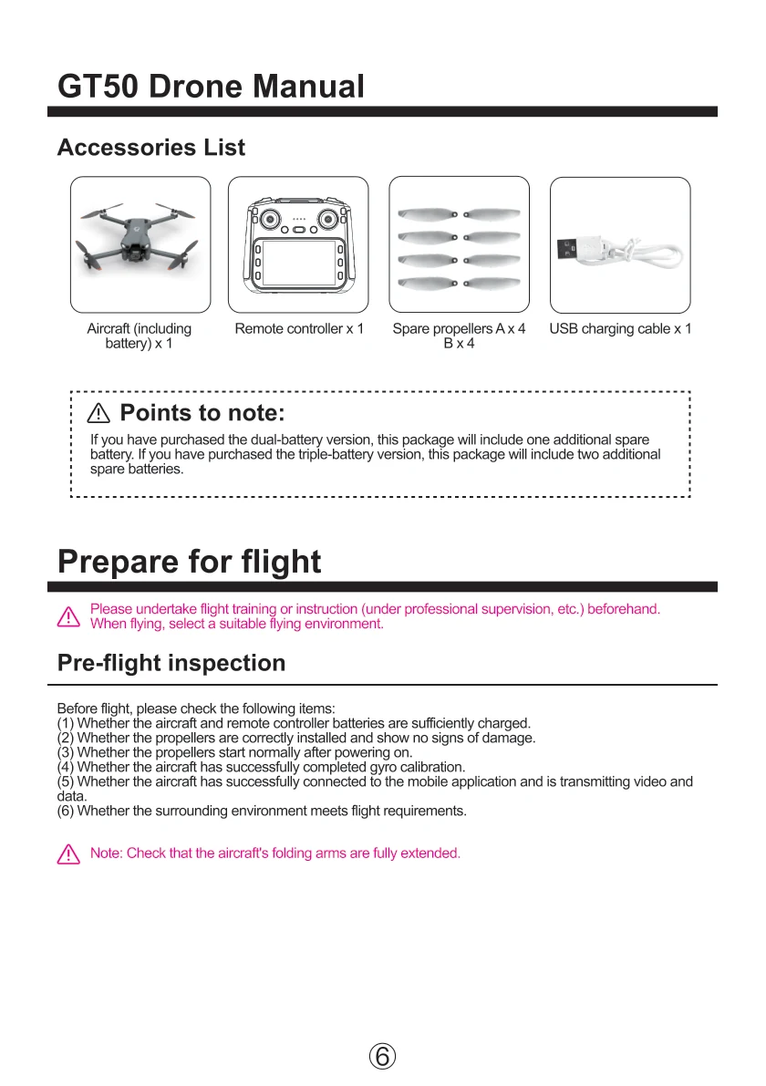 Product manual, page 6
