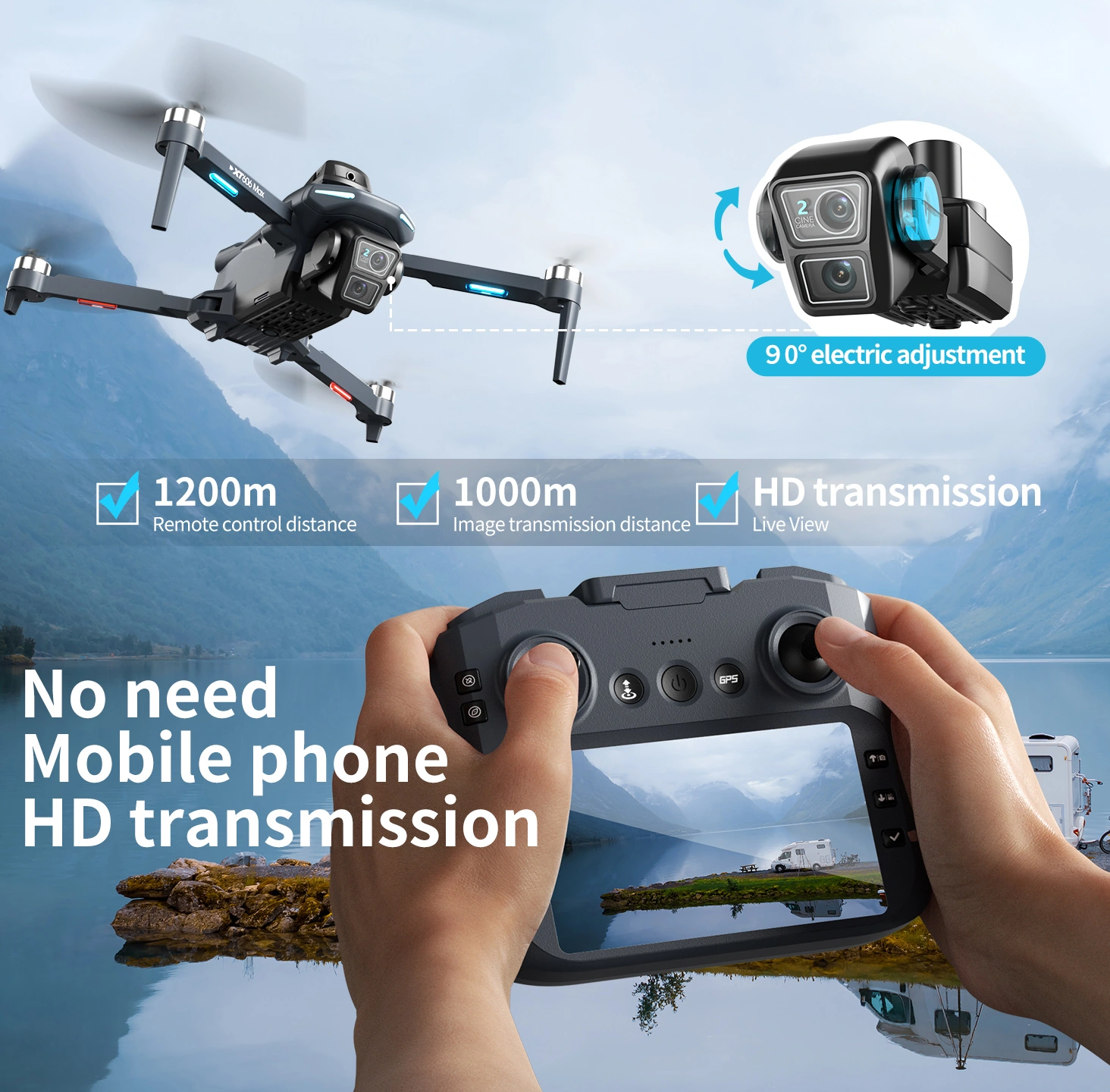 XT606 drone detail-03
